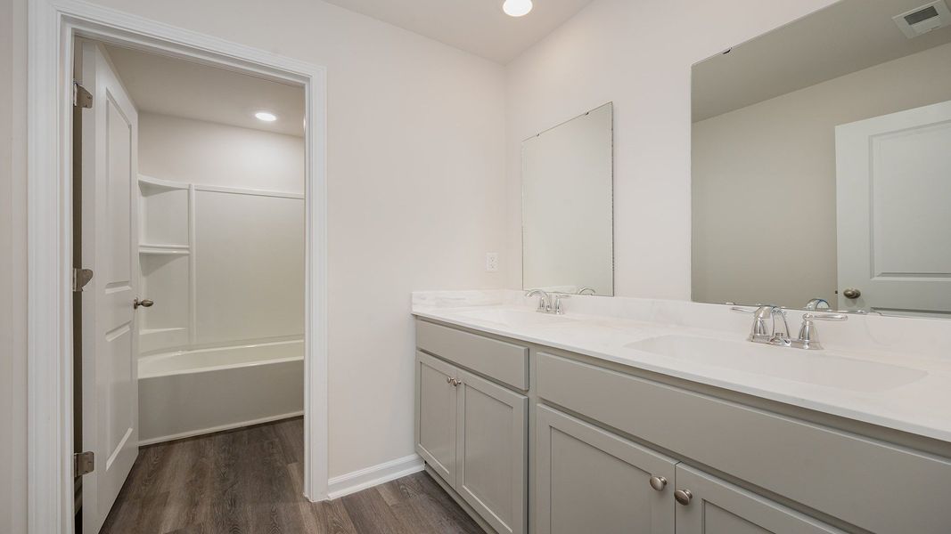 Furnished interior view inside a new home in Livingston Woods, Irmo (Image 7).