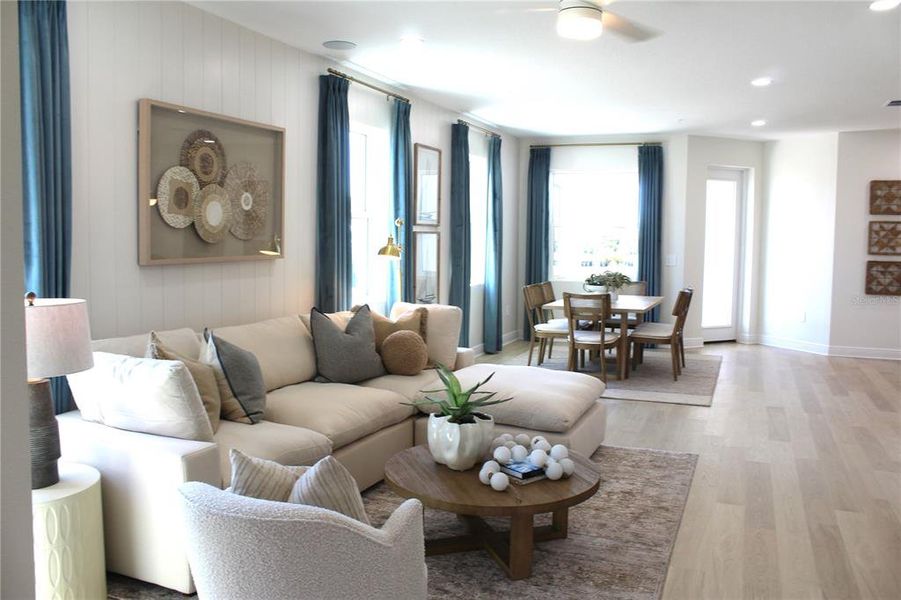 Furnished interior view inside a new home in , Venice (Image 12). Furnished interior view inside a new home in , Venice (Image 12).