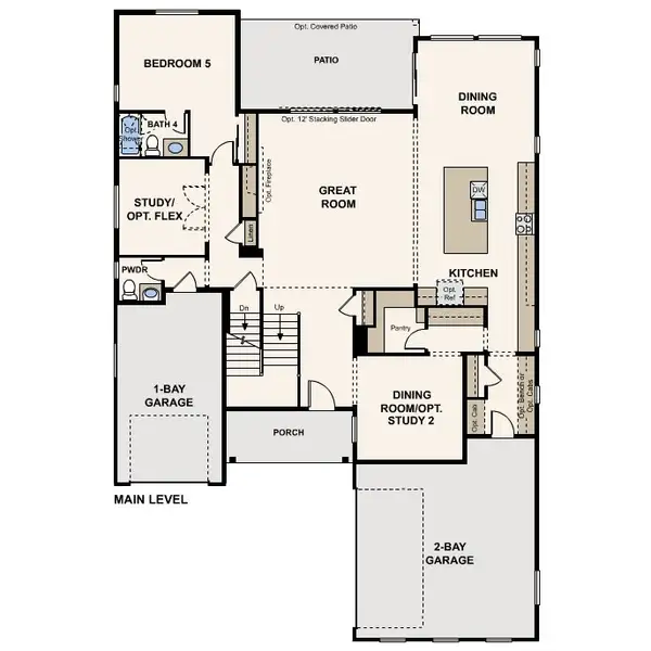 2D floor plan layout for the Harvard by Century Communities in Parkdale Commons, Lafayette, CO (Image 5). 2D floor plan layout for the Harvard by Century Communities in Parkdale Commons, Lafayette, CO (Image 5).
