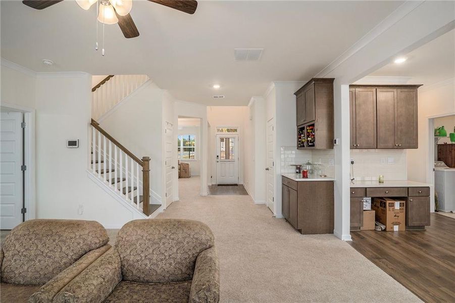 Furnished interior view inside a new home in Wildwood, Covington (Image 10).