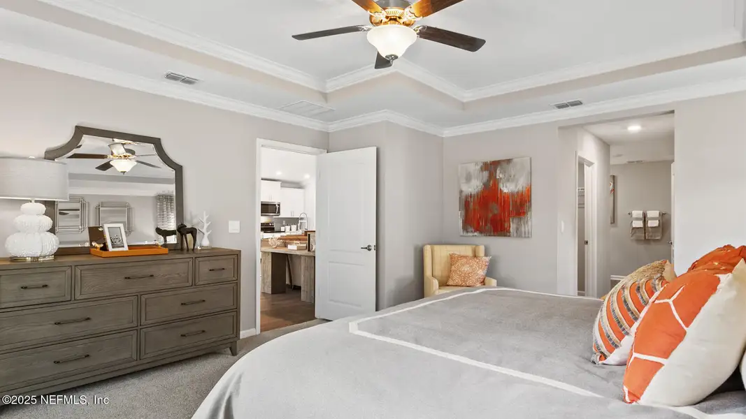 Furnished interior view inside a new home in Sawmill Branch, Palm Coast (Image 17).