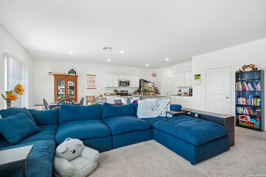 Furnished interior view inside a new home in Hennersby Hollow, San Antonio (Image 8).