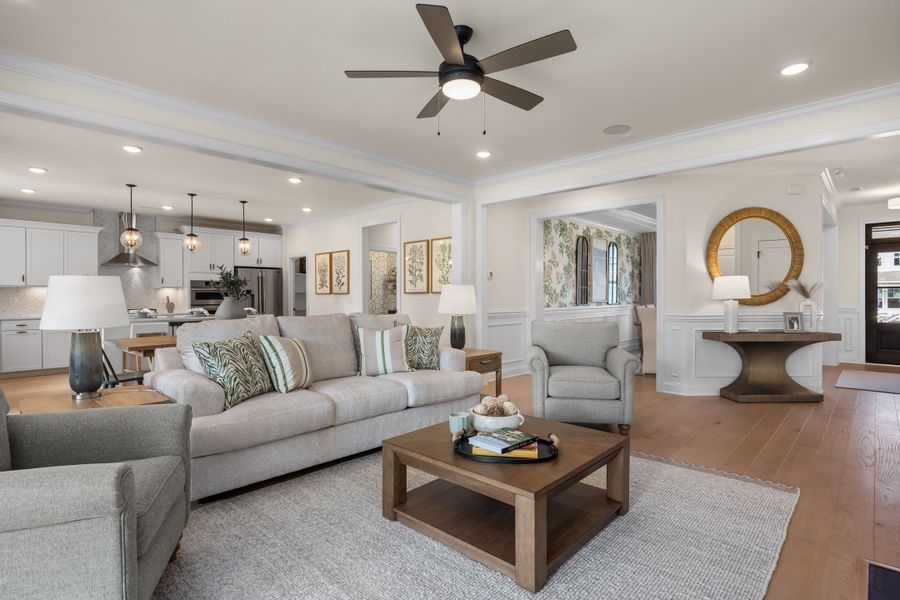 Representative furnished interior of a home built from the The Crawford by Davidson Homes LLC in Springvale South, Fuquay Varina (Image 14). Representative furnished interior of a home built from the The Crawford by Davidson Homes LLC in Springvale South, Fuquay Varina (Image 14).