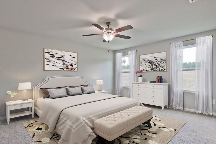 Furnished interior view inside a new home in Cambridge at Steels Bridge, Canton (Image 6).