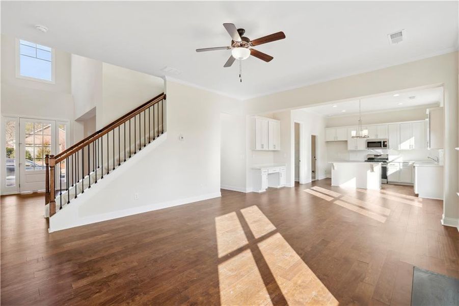 Spacious, unfurnished interior of a new home in , Sugar Hill (Image 13).