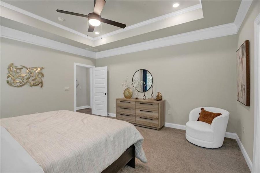 Furnished interior view inside a new home in Tuscany Hills, Douglasville (Image 13). Furnished interior view inside a new home in Tuscany Hills, Douglasville (Image 13).