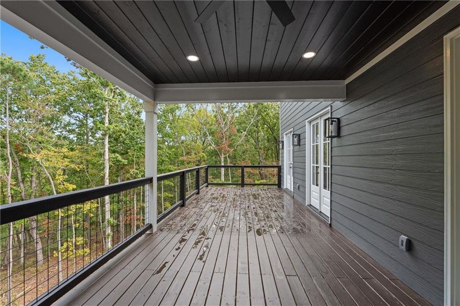 Exterior details and patio area of a home in , Ball Ground (Image 22).