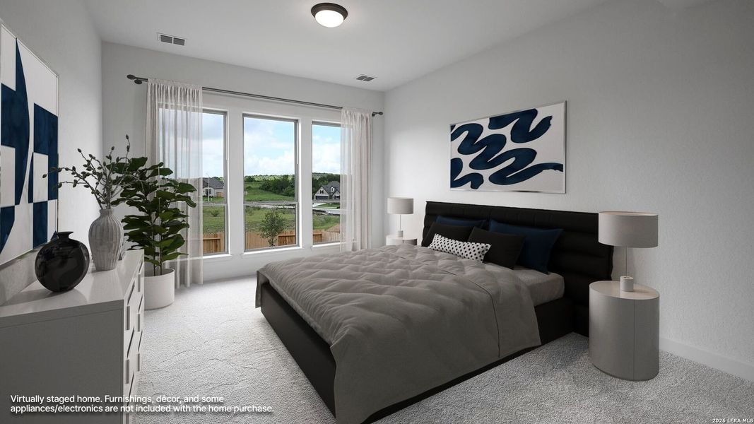 Furnished interior view inside a new home in Homestead, Schertz (Image 9).