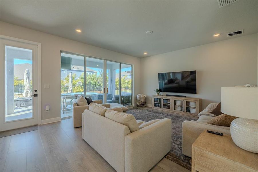 Furnished interior view inside a new home in Waterset Garden Series, Apollo Beach (Image 13).