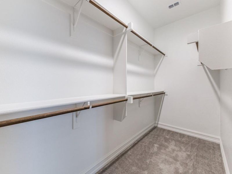 Primary walk-in closet