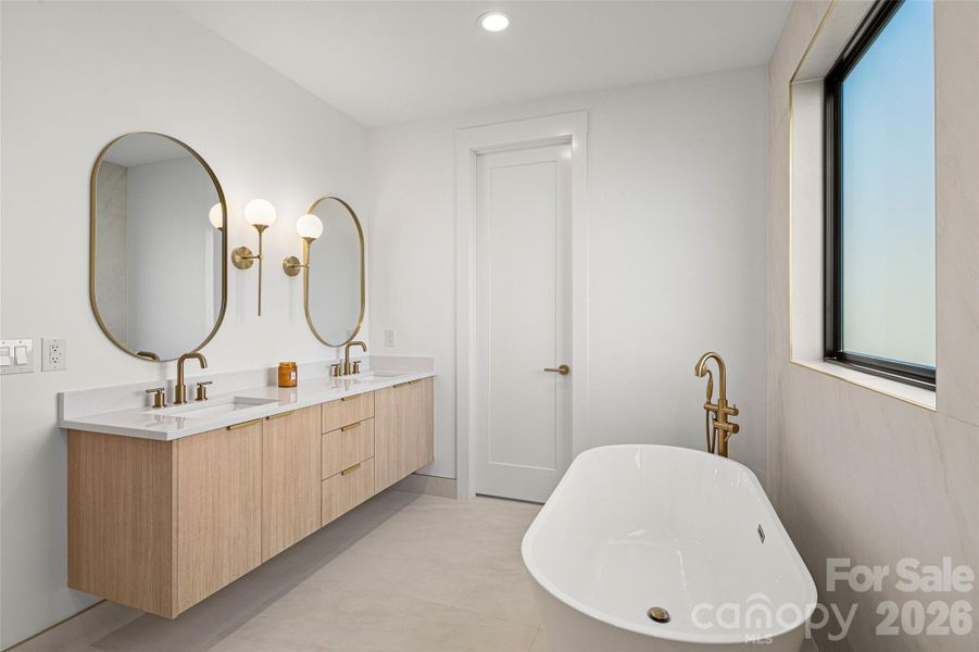 Furnished interior view inside a new home in , Fletcher (Image 13).