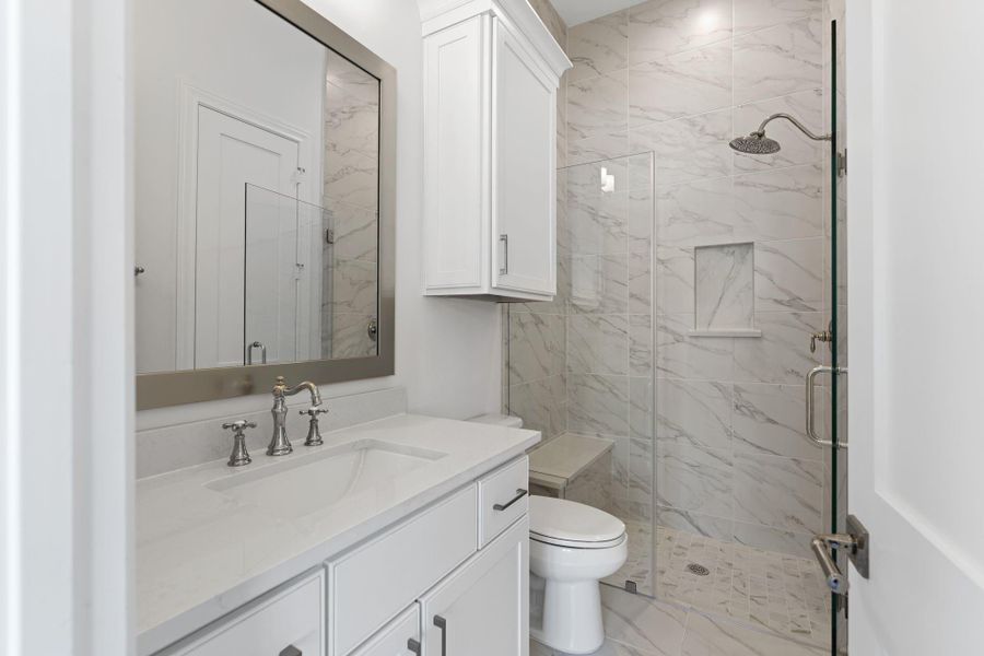 Furnished interior view inside a new home in , Houston (Image 43).