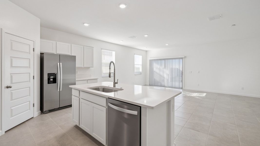 Furnished interior view inside a new home in Desert Moon Estates, Buckeye (Image 5).