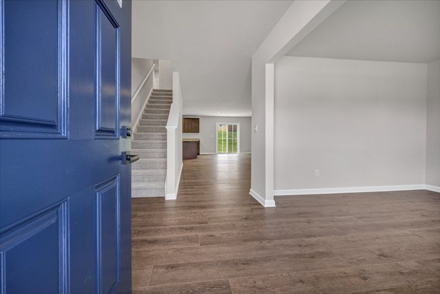 Furnished interior view inside a new home in Cameron Ridge 2-Story, Columbia (Image 3). Furnished interior view inside a new home in Cameron Ridge 2-Story, Columbia (Image 3).