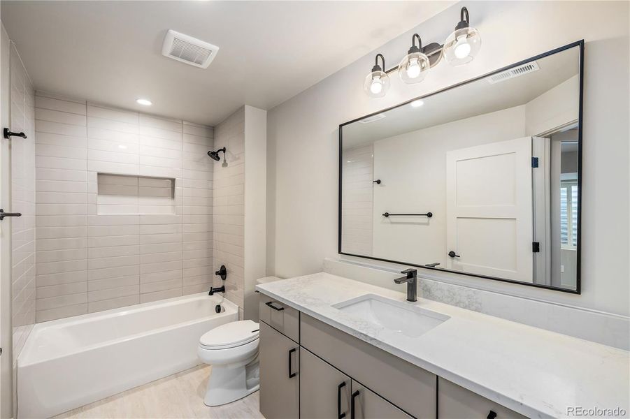 Furnished interior view inside a new home in , Denver (Image 13).