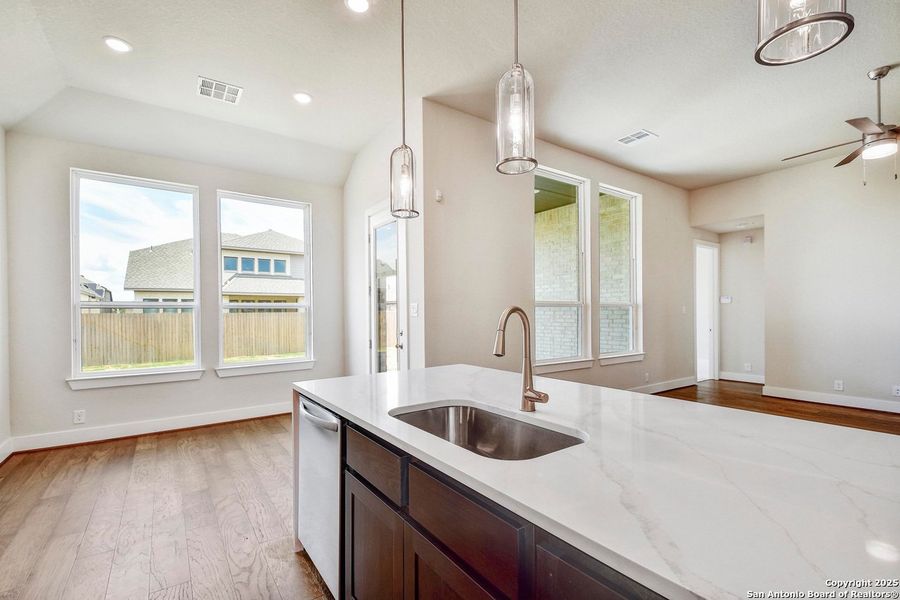 Furnished interior view inside a new home in Alsatian Oaks: 50ft. lots, Castroville (Image 5).