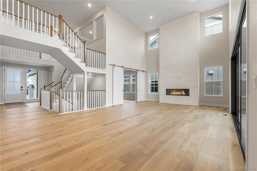 Spacious, unfurnished interior of a new home in Luxe at The Canyons, Castle Pines (Image 48).