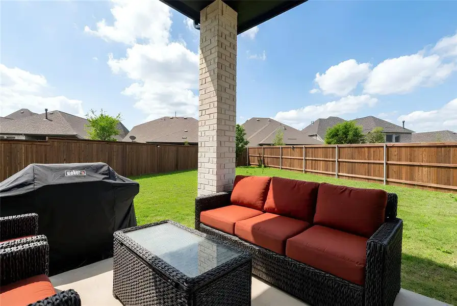 Exterior details and patio area of a home in , Celina (Image 3).