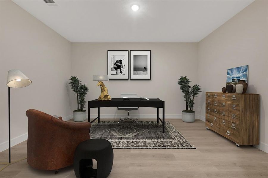 Furnished interior view inside a new home in Elevon, Lavon (Image 24).