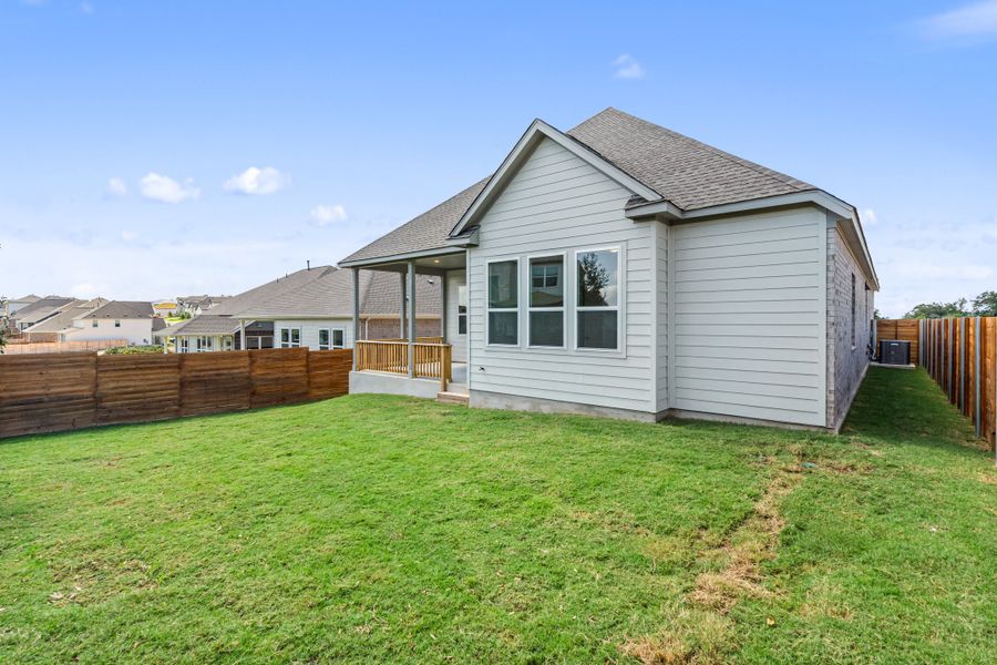 Representative exterior details of a home built from the Waterville by Ashton Woods in The Trails at Carmel, Pflugerville (Image 41).