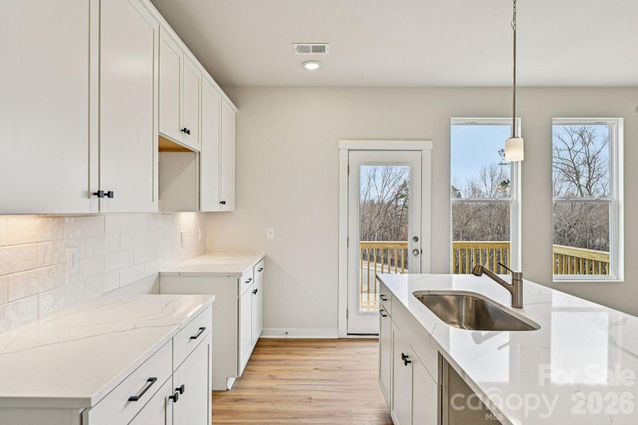 Furnished interior view inside a new home in Vanguard at Vermillion, Huntersville (Image 6). Furnished interior view inside a new home in Vanguard at Vermillion, Huntersville (Image 6).