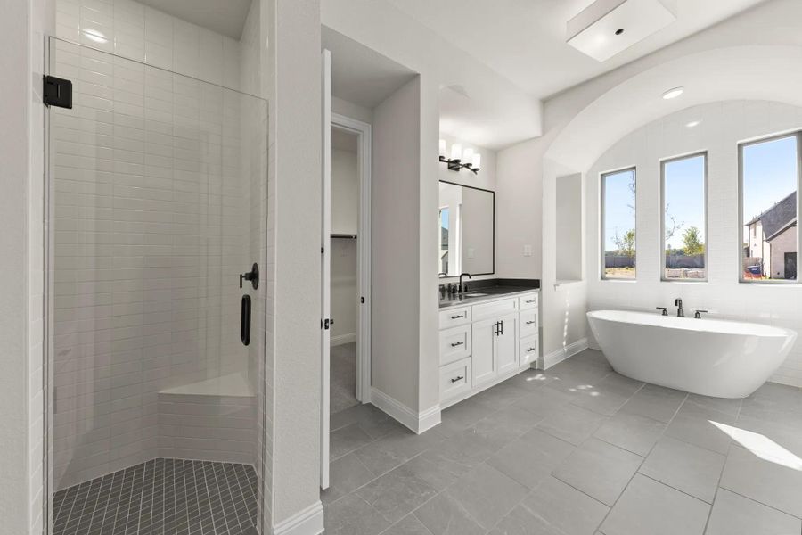 The Bracken III B Primary Suite Bathroom The Bracken III B Primary Suite Bathroom