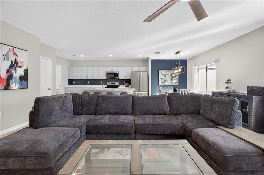 Furnished interior view inside a new home in Pasadena Point, Wesley Chapel (Image 7). Furnished interior view inside a new home in Pasadena Point, Wesley Chapel (Image 7).