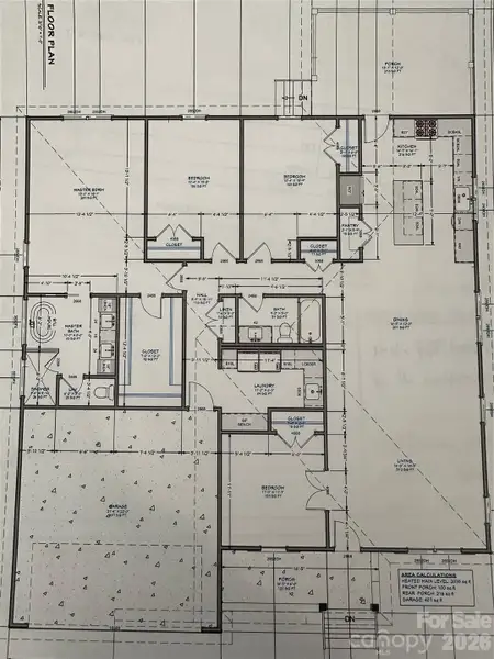 2D floor plan layout of this home in , Rockwell, NC (Image 3).