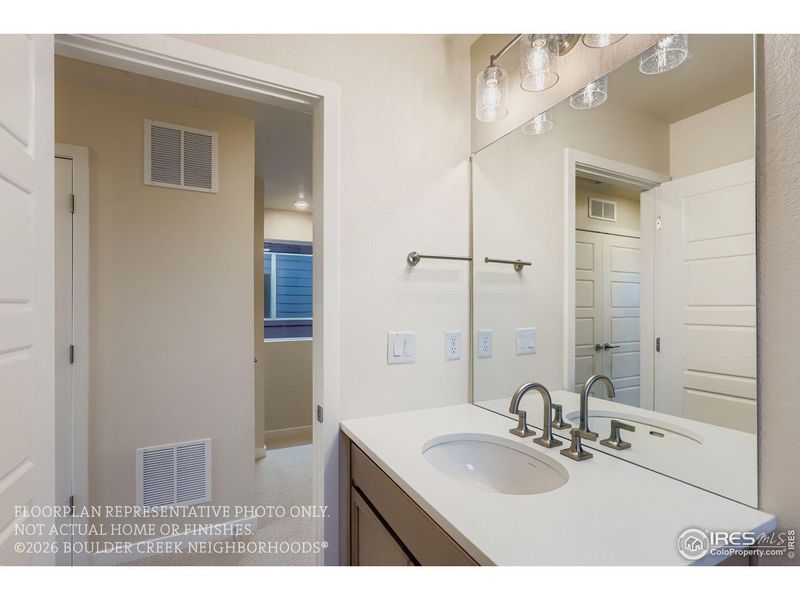 Furnished interior view inside a new home in Baseline, Broomfield (Image 15).