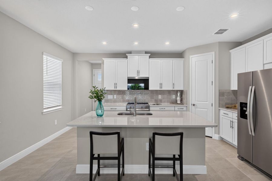 Furnished interior view inside a new home in Wellen Park, Venice (Image 8).