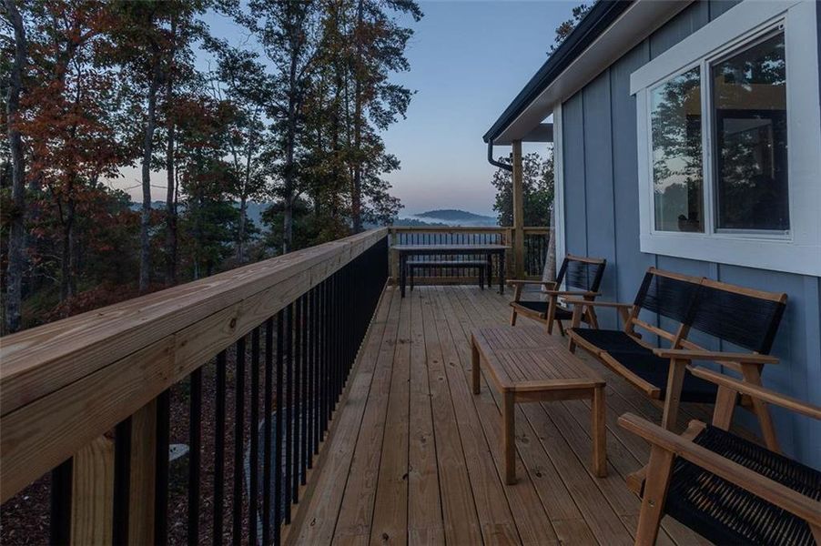 Exterior details and patio area of a home in , Ellijay (Image 3).