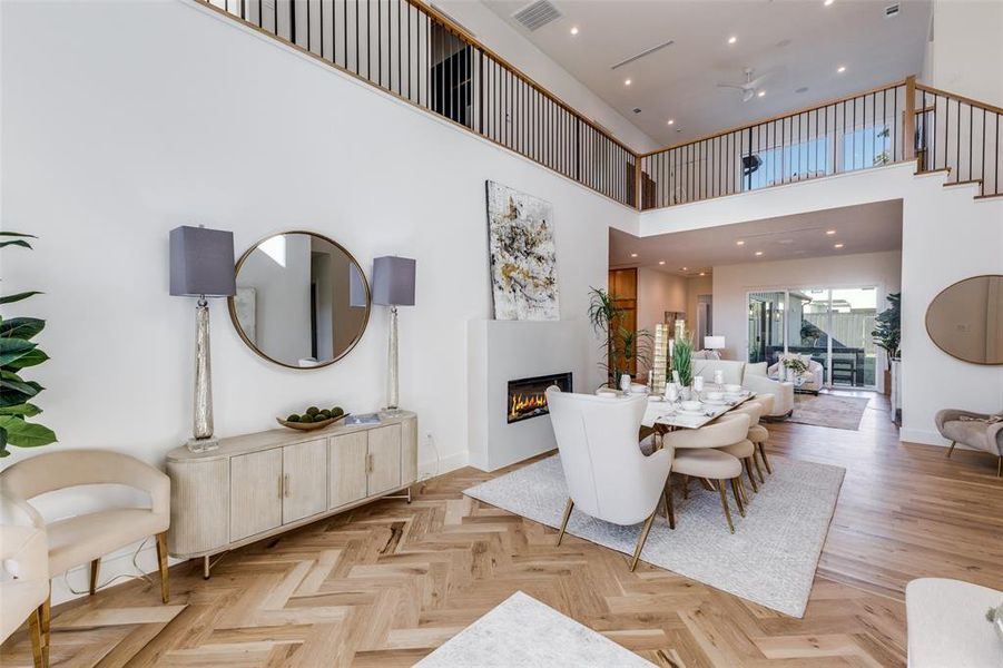 Furnished interior view inside a new home in , Dallas (Image 16). Furnished interior view inside a new home in , Dallas (Image 16).