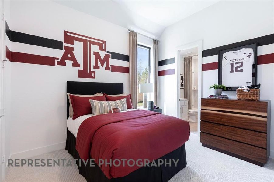 Furnished interior view inside a new home in Landmark, Denton (Image 26).