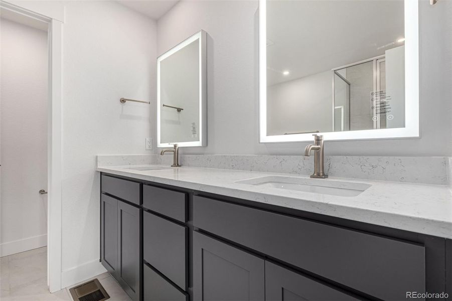 Furnished interior view inside a new home in Ascent at Inverness, Englewood (Image 11).