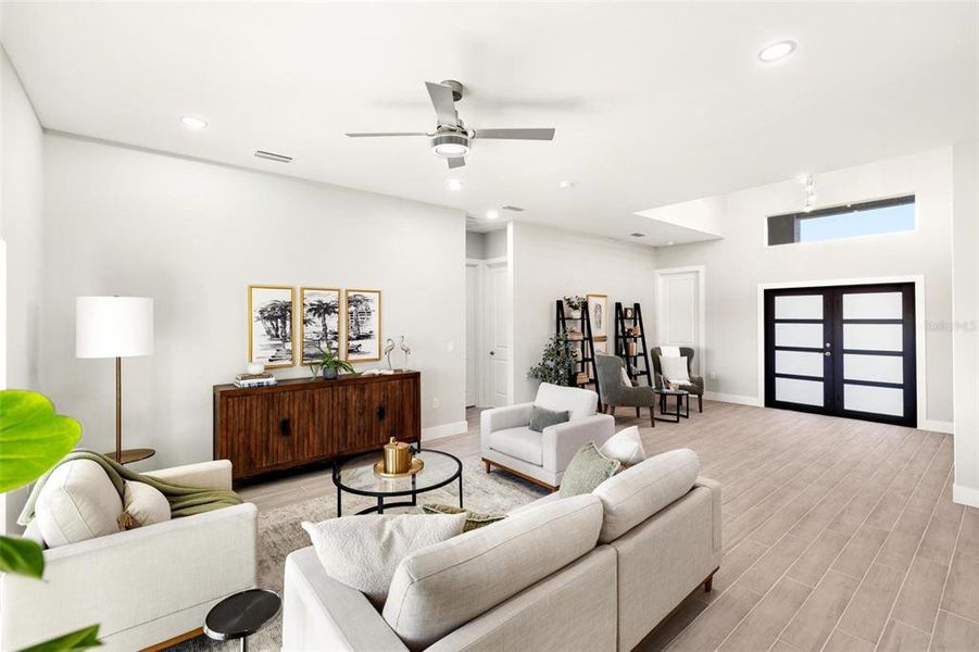 Furnished interior view inside a new home in , Placida (Image 39). Furnished interior view inside a new home in , Placida (Image 39).