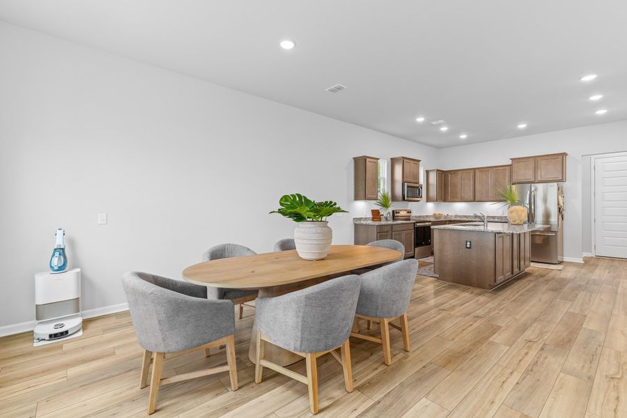 Furnished interior view inside a new home in , Charleston (Image 35).