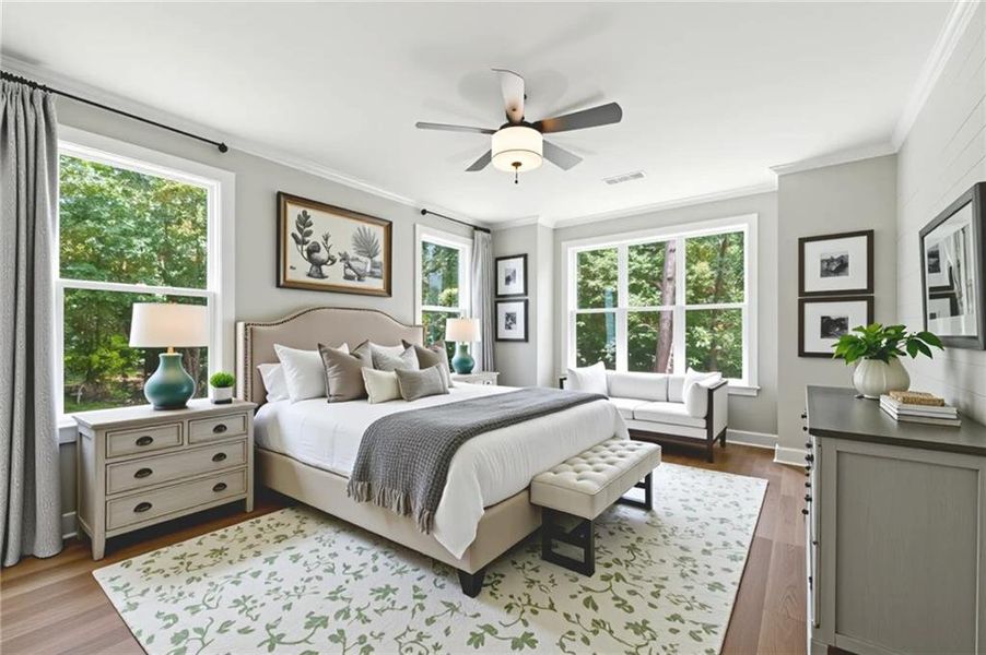 Furnished interior view inside a new home in , Ball Ground (Image 13).