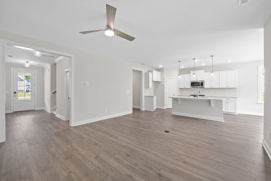 Representative unfurnished interior of a home built from the The Chandler by RobuckHomes in Baylee Ridge, Selma (Image 146).