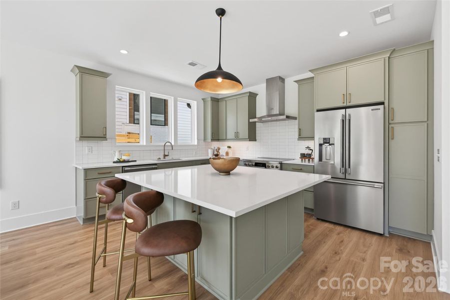 Furnished interior view inside a new home in , Charlotte (Image 8).