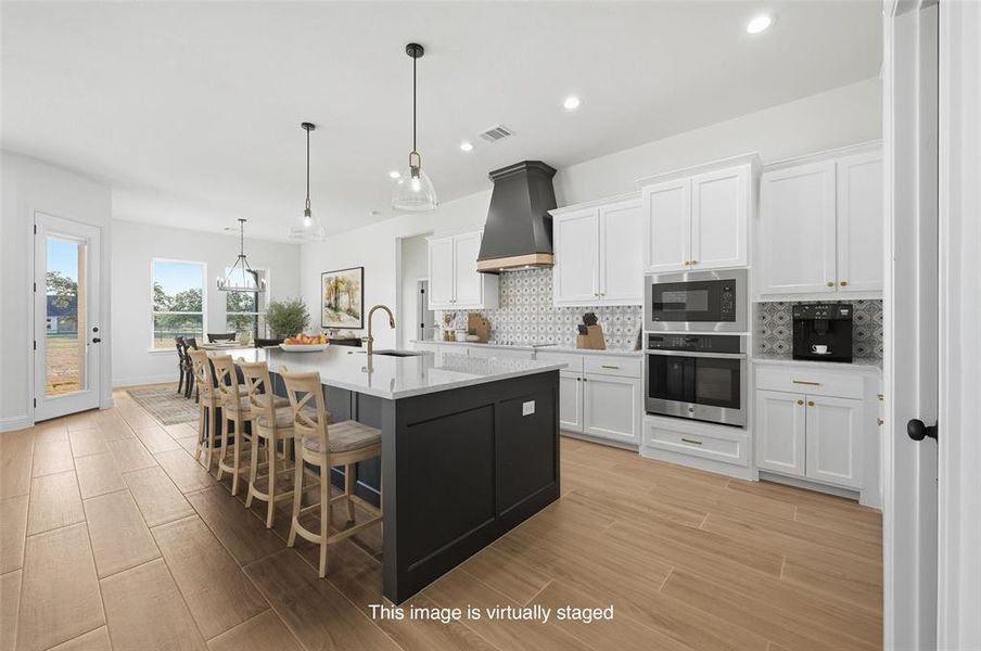 Furnished interior view inside a new home in , Azle (Image 17).