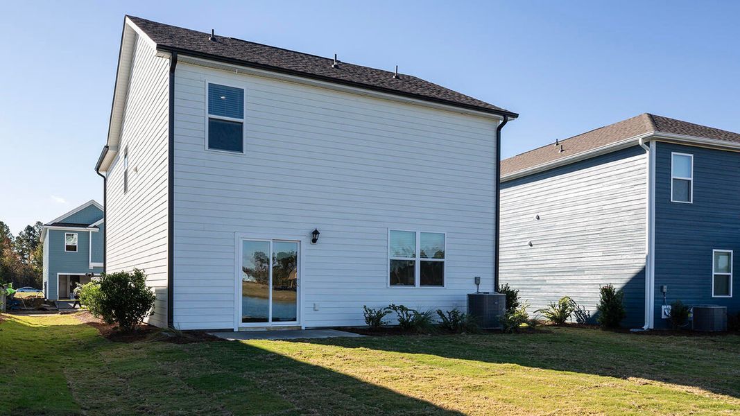 Representative exterior details of a home built from the AISLE by D.R. Horton in Indigo Preserve, Leland (Image 3).