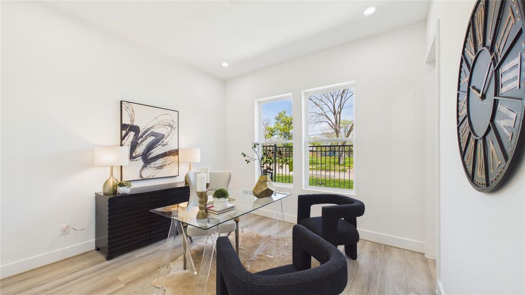 Furnished interior view inside a new home in , Houston (Image 5). Furnished interior view inside a new home in , Houston (Image 5).