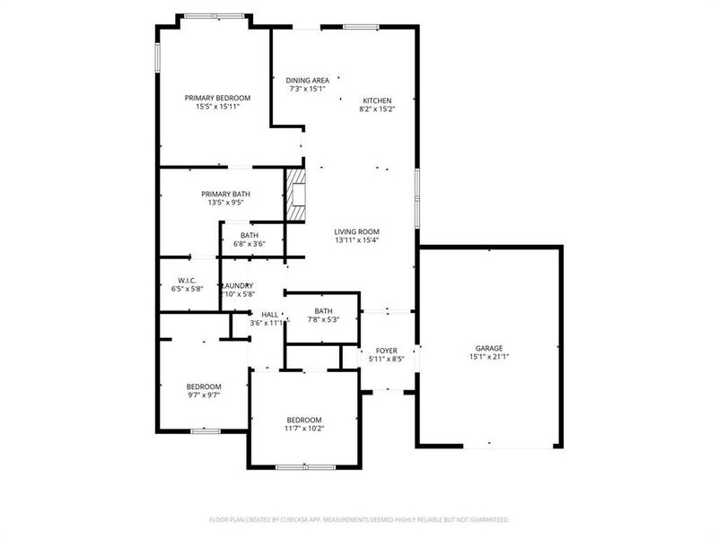 2D floor plan layout of this home in , Milford, TX (Image 4).