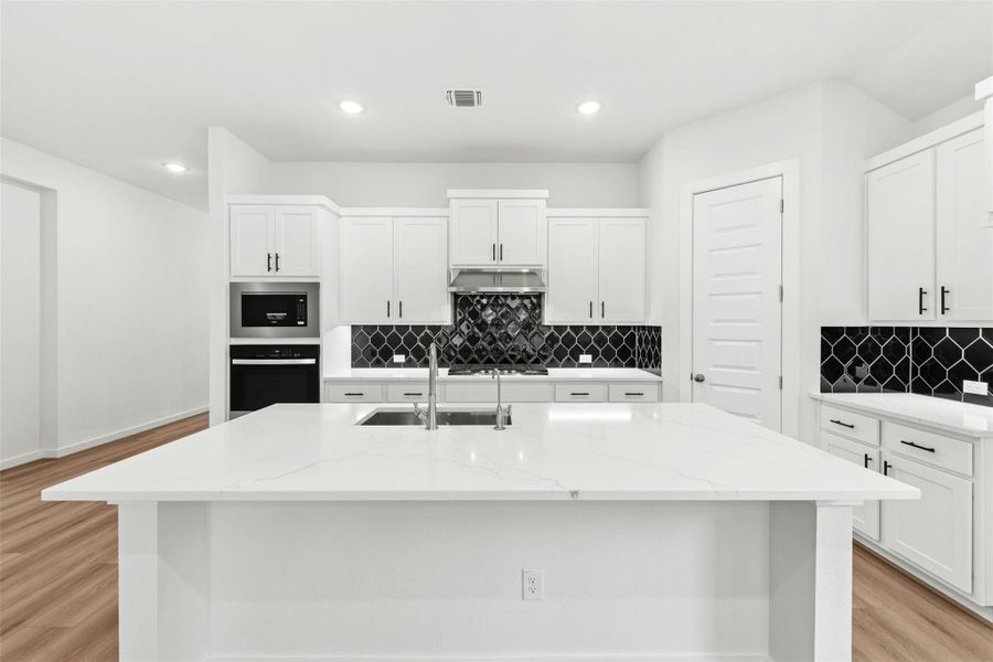 Furnished interior view inside a new home in University Heights, Round Rock (Image 13). Furnished interior view inside a new home in University Heights, Round Rock (Image 13).