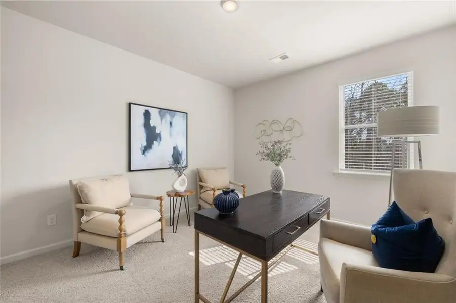 Furnished interior view inside a new home in Hillbrooke Preserve, Conyers (Image 29).