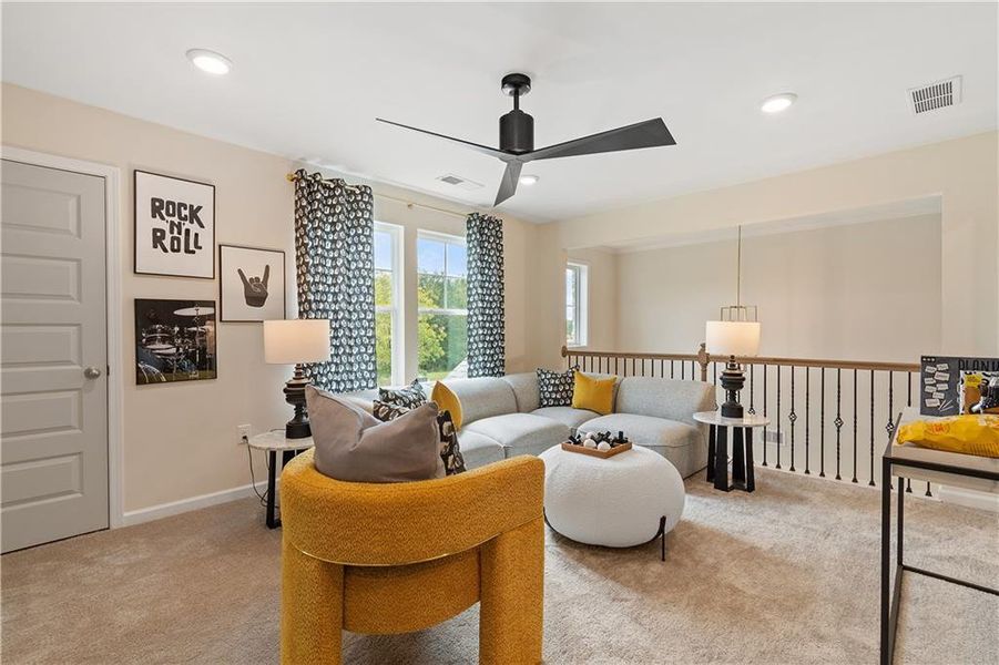 Furnished interior view inside a new home in Northcroft, Lawrenceville (Image 51).