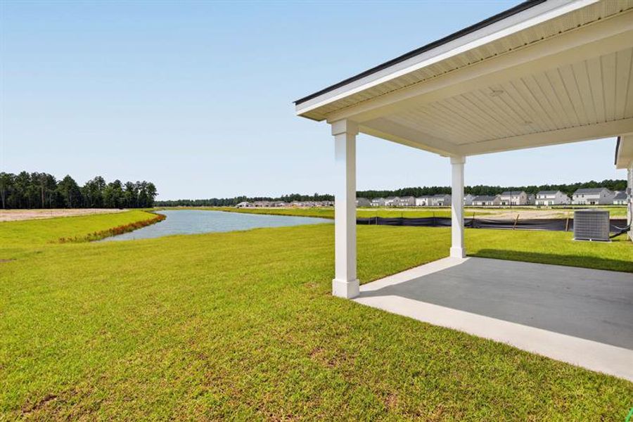 Exterior details and patio area of a home in Beacon Point at New Hampstead, Savannah (Image 22). Exterior details and patio area of a home in Beacon Point at New Hampstead, Savannah (Image 22).