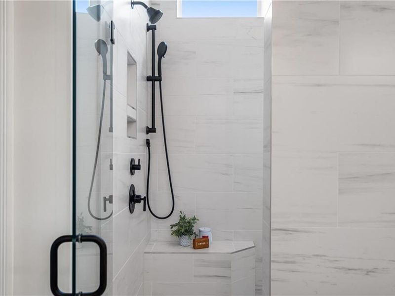 Close-up of interior finishes inside a home in The Village at Towne Lake, Woodstock (Image 55).