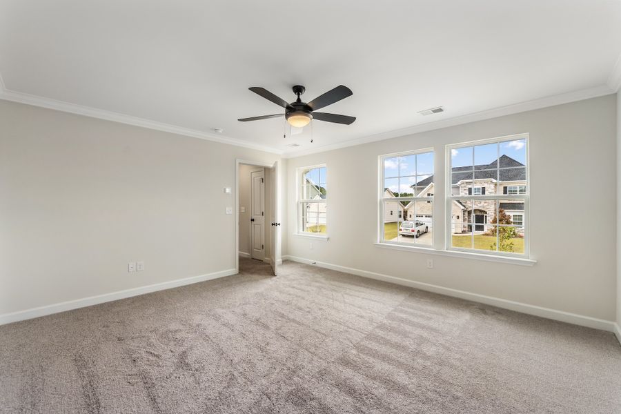 Spacious, unfurnished interior of a new home in Cottages at Lake Emory, Inman (Image 22). Spacious, unfurnished interior of a new home in Cottages at Lake Emory, Inman (Image 22).