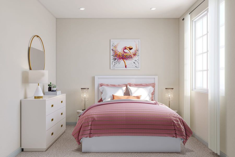 Representative furnished interior of a home built from the M by Tri Pointe Homes in Candelas Townhomes, Arvada (Image 24).